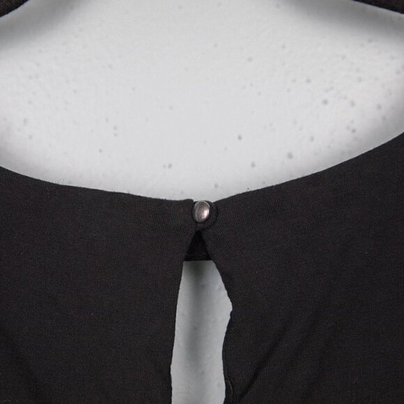 J. Jill Wearever Collection black sleeveless jumpsuit-M - Picture 4 of 5